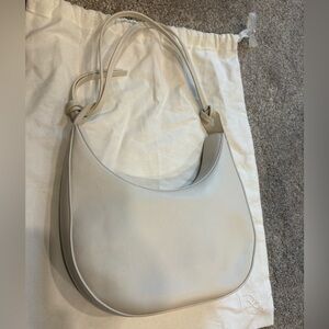Reformation Medium Rosetta Shoulder Bag in White